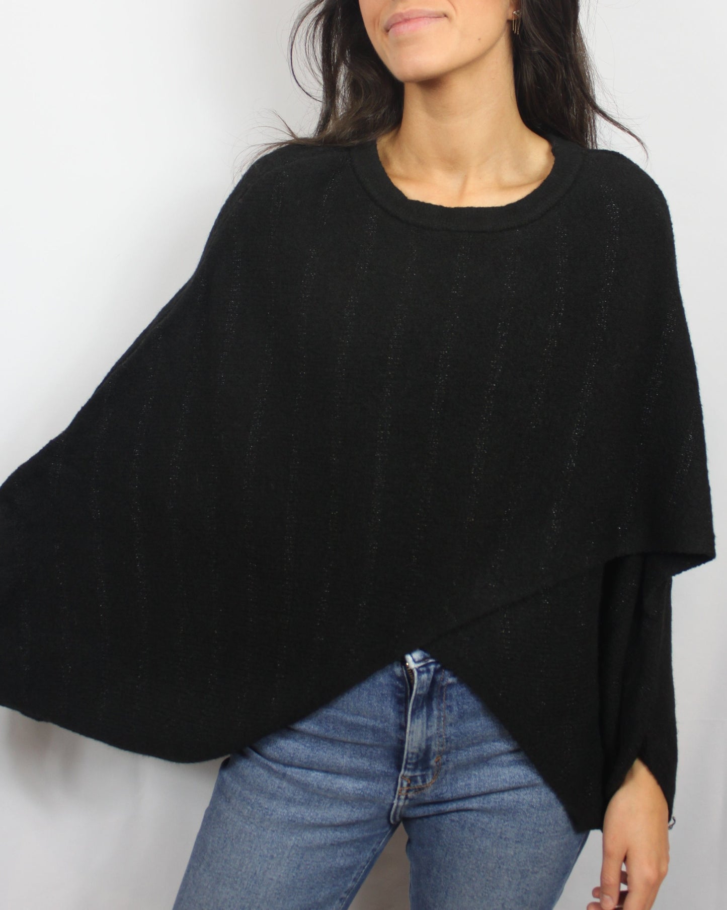 Jersey-poncho